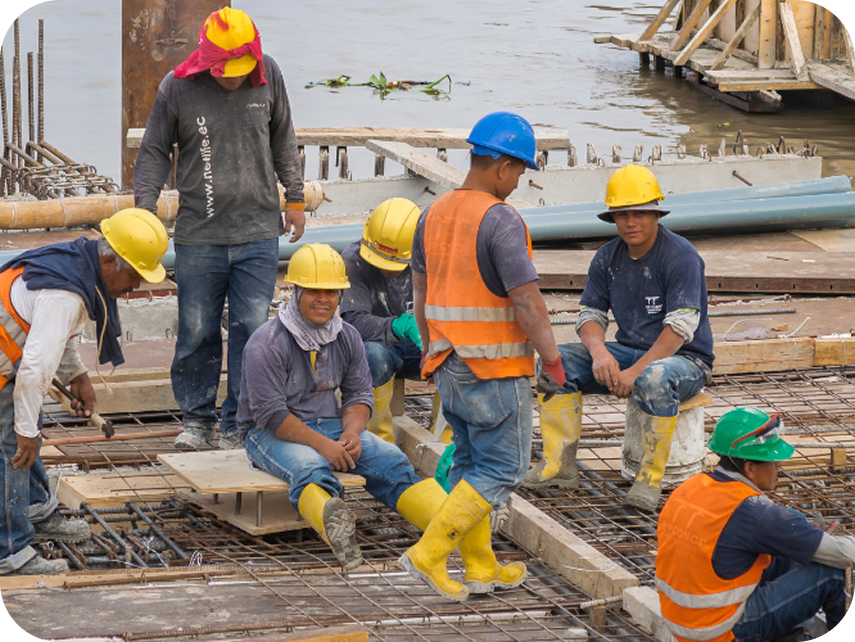 Trabajadores del sector de la construcción